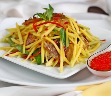 GỎI XOÀI KHÔ ĐUỐI